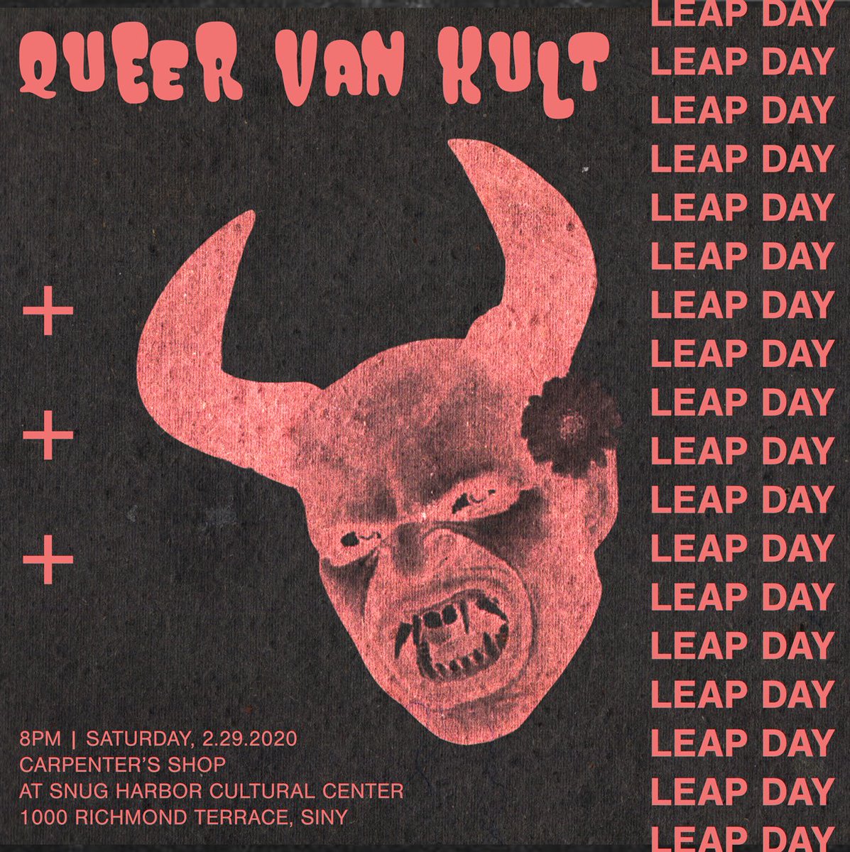 SAVE THE DATE • FEBRUARY 29, 2020
QVK returns to <a href="/SnugHarborCCBG/">Snug Harbor</a> to christen the decade
#NewYearNewQueer