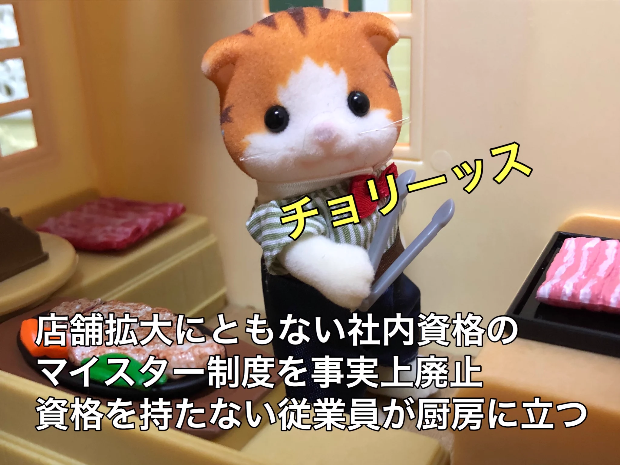 シルバニアファミリーに教わる⁉いきなりステーキ転落秘話‼
