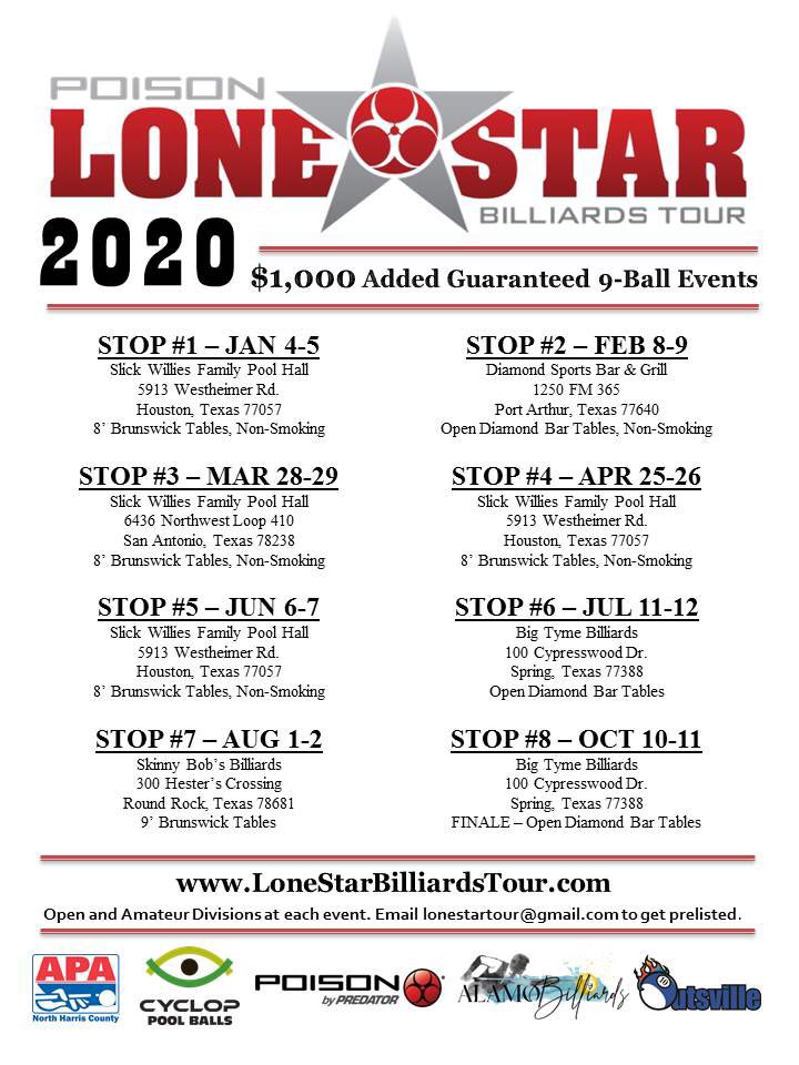 lonestartour09's tweet photo. The schedule that #poolplayers have been waiting for! #PLSBT https://t.co/5B9H9mHLf0