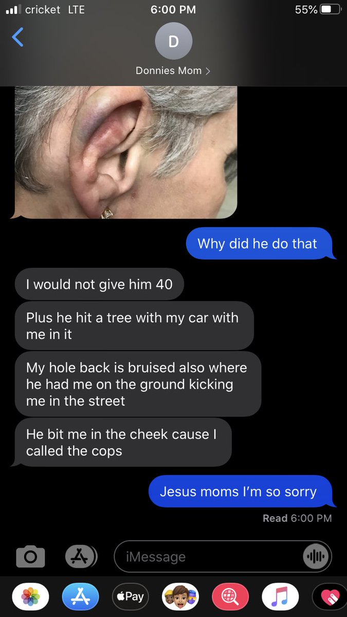 thesteelroof's tweet photo. Y’all remember when Brandon Duncan put his moms ex boyfriend on blast for beating on her.  Well here is what he did to his MOM iver $40 that she wouldn’t give him. https://t.co/se8QQXsop5