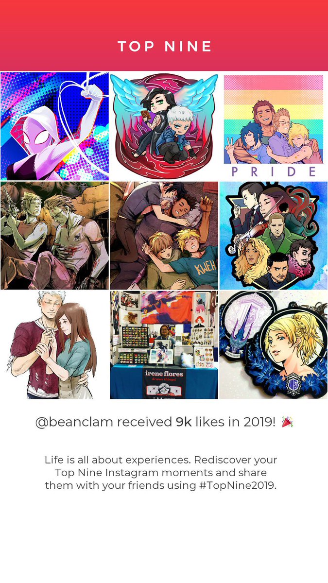 My IG #topnine2019 is kinda perfect?! Mostly FFXV, and a sprinkling of DMC, Marvel, Umbrella Academy, my artist alley table, and gay. Perfect!