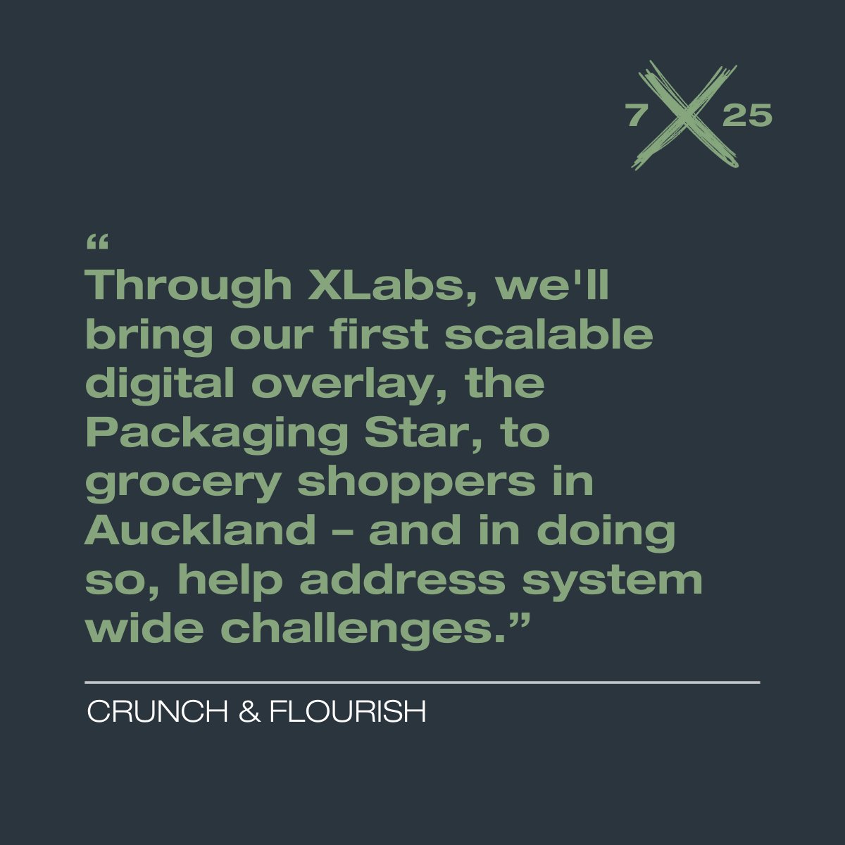 Circularity14's tweet image. We are thrilled to have technology business @crunchandflourish bring their vision to help grocery shoppers make decisions aligned with their environmental concerns to XLabs. 

xlabs.nz
lnkd.in/gHPCyjP
 #xlabs2020