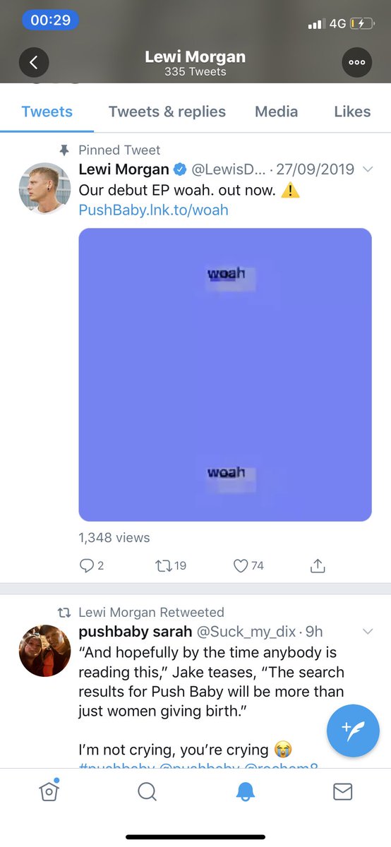 sarah_dixon2001's tweet image. Day 24, and I’m top tweet for 3 of the boys. I was practically begging Charley for a retweet, but he didn’t want to get involved. 

(P.S if you know what this is a reference to, I love you) 

#Pushbaby @pushbaby @rochem8 @LewisDavyMorgan @bilbobagnall @DannyDoubleYou