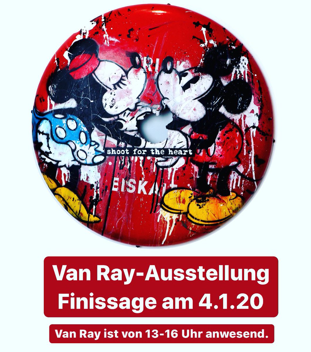 30works's tweet photo. Finissage der Van Ray-Ausstellung am Sa, 4.1.2020. Van Ray ist von 13-16 -Uhr anwesend.

#VanRay #30works #popart #streetart #köln #stencil #interiordesign #design #innenarchitektur #wohnideen #einrichtung #kölngalerien #kölnergalerien https://t.co/eRP69I8SU4