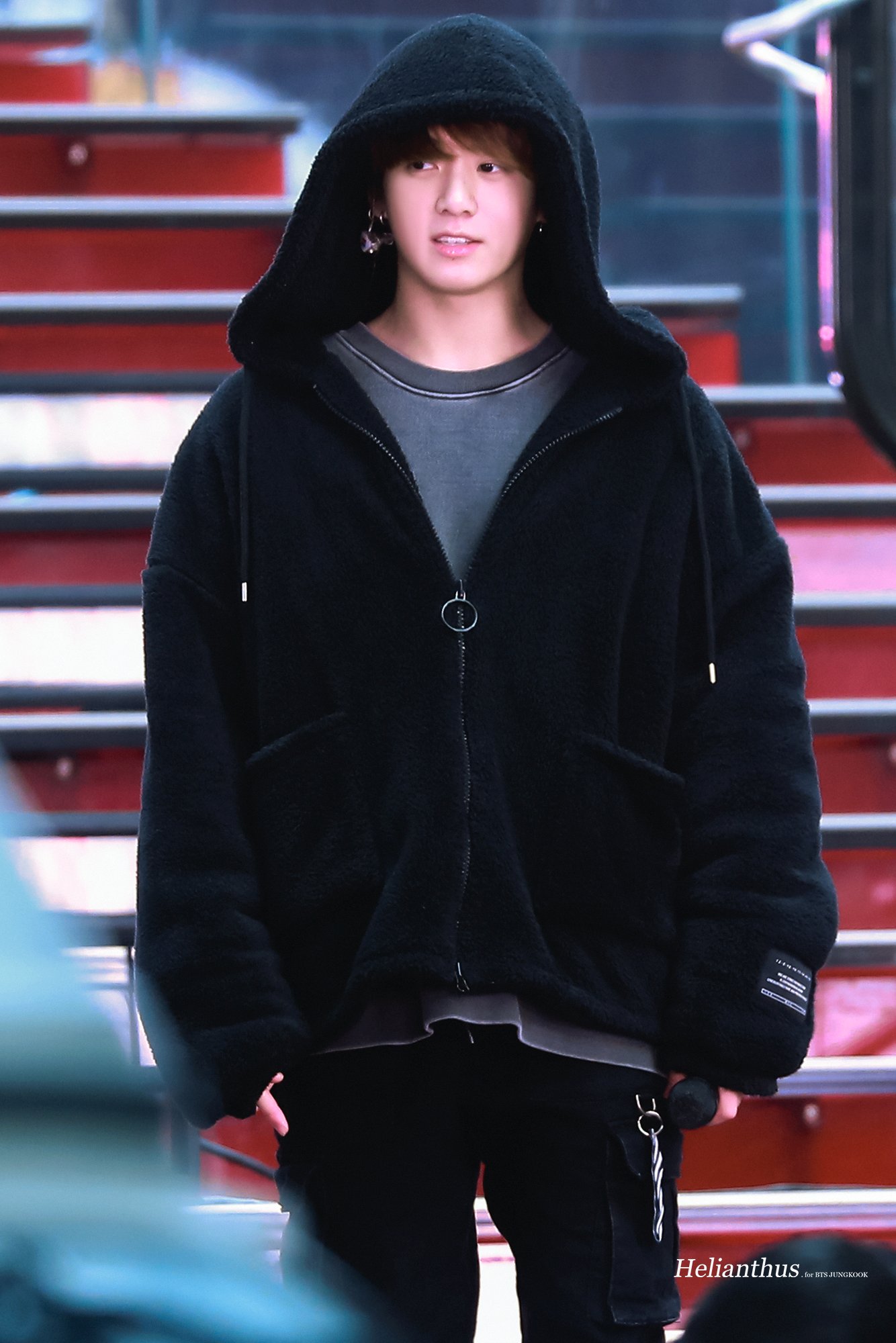 jungkook in a hoodie