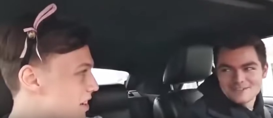 sirkowski's tweet image. Nick Fuentes with his cat boy date.