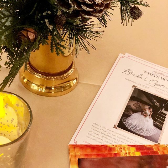 BarringtonsWH's tweet photo. We know you just opened your 2020 planners, but mark February 22nd as BUSY! Check our Stories for the Q&amp;A on our Bridal Open House happening next month 💍🤩🤍 #bridalideas #openhouse #bridalevent https://t.co/CA8OIBgPRm https://t.co/ApX8EVU74h