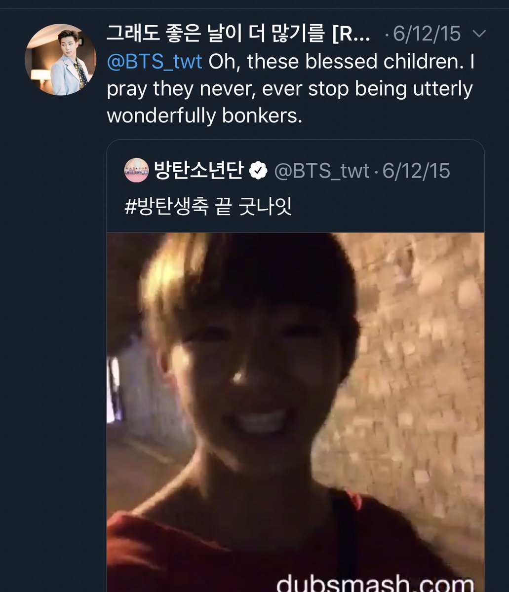 Mixtape_Heart's tweet photo. Thanks to @191215hobi I have found #MyFirstBTSReply - well, qt and then reply. Heh. Nice to know I haven’t changed much. https://t.co/5CZFkPDh6o