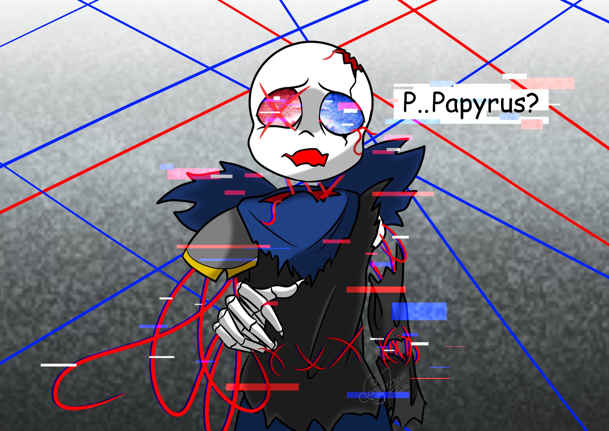 Fatal Chaos Sans Vs Fatal Error Sans #Underverse #EtherZeroverse #Fata