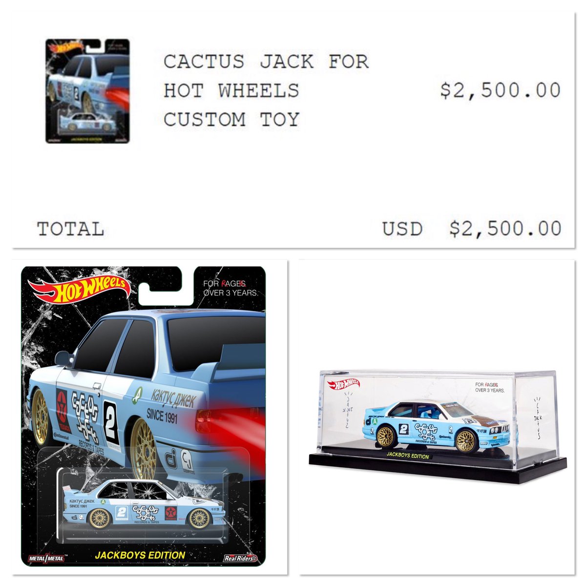 Hot Wheels Hot Wheels X Travis Scott BMW E30 Facebook | atelier-yuwa ...