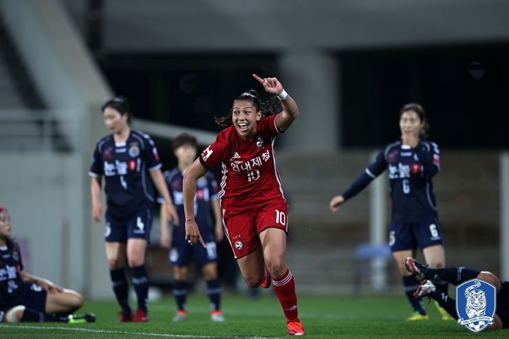 Korea Football News no Twitter: "Incheon Hyundai Steel Red Angels forward Bia Zaneratto, one the best in the WK League has announced her departure via #wkleague https://t.co/z4GvPk7a12" /