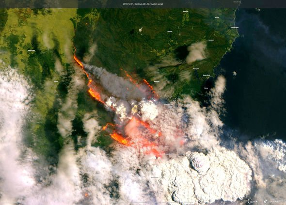 Holy Fuck!! This is #Australia from Space! #AustraliaBurning #AustraliaOnFire #Australia - The fire is the size of Belgium!