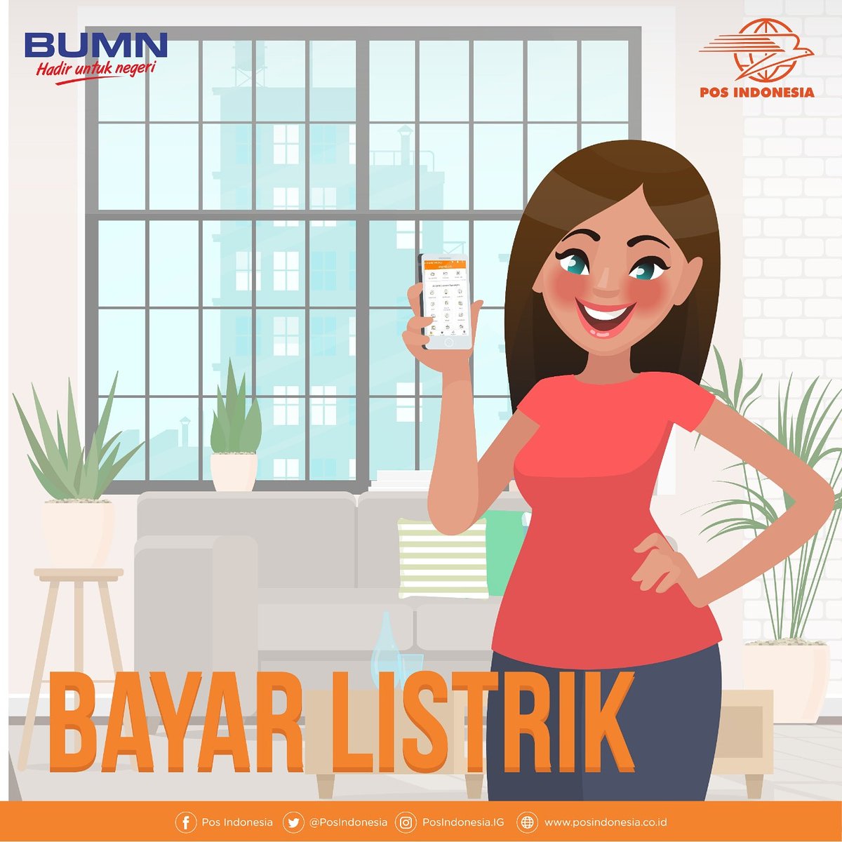 PosIndonesia's tweet photo. Sudah bayar listrik? Bayar lewat Pos Giro Mobile bisa kok. Tinggal cari pembayaran listrik di aplikasi Pos Giro Mobilemu.
Cara mendapatkan aplikasi Pos Giro Mobile gimana? Aplikasi Pos Giro Mobile dapat didapatkan melalui Play Store.
Instal aja.
#POSuntukNegeri #POSIndonesia https://t.co/D4GXos4N3x