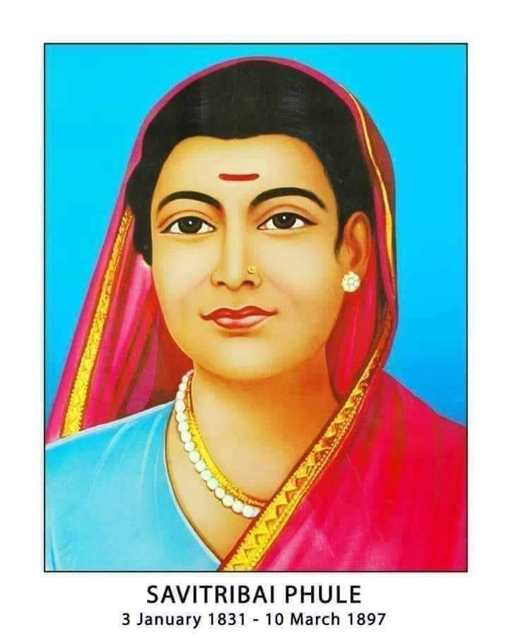 Tributes to social reformer Smt. #SavitribaiPhule on her 189th birth  anniversary. Savitribai Phule and her husband Jyotirao Phule had opened  India's first school for women in Maharashtra's Pune in 1848.