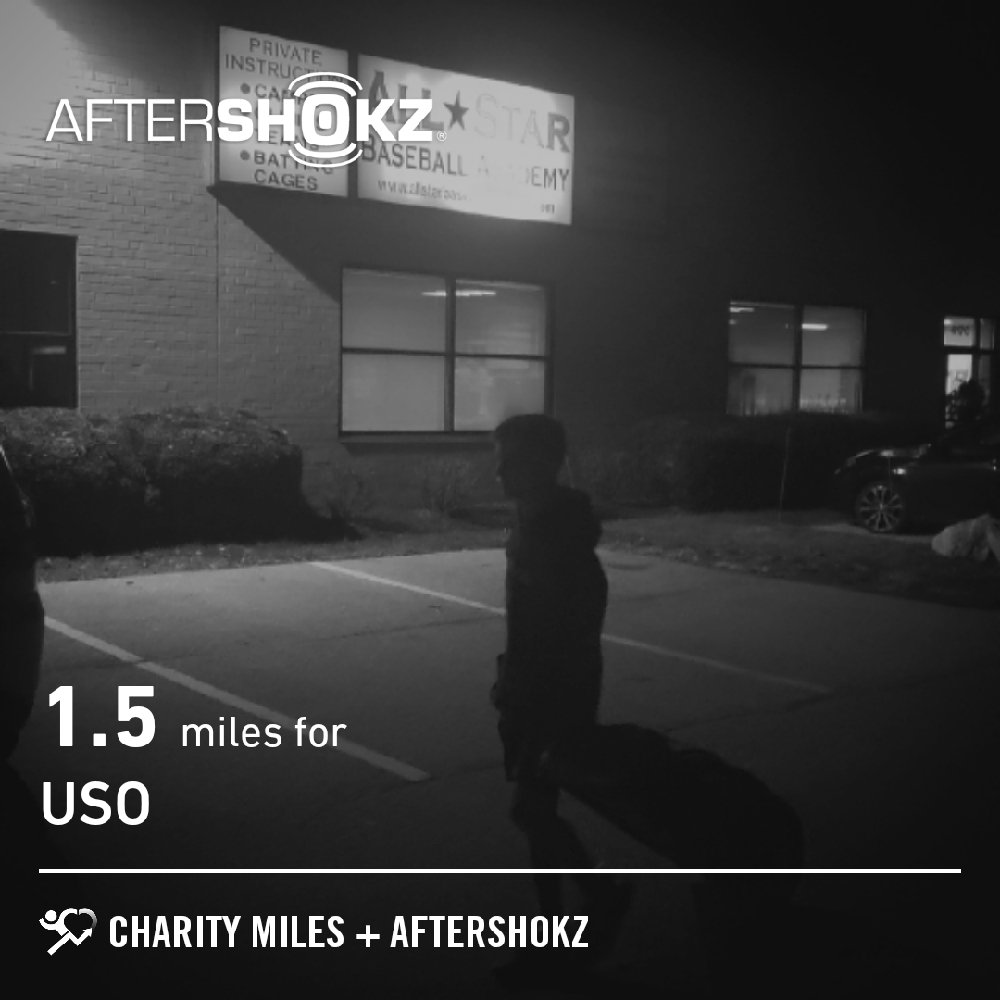 Day #189. 60 days until pitchers and catchers report for school tryouts. 
1.53 @CharityMiles for @the_USO. Thx @Aftershokz for sponsoring me. #ShokzMiles #DisciplineEqualsFreedom #HardWork  #DMSBaseball