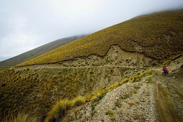 cycle4love's tweet photo. We have been cycling some pretty narly roads in NZ - This picture is from our third, two day dirt track route from St. Bathans to Omarama (where we are right now) It was full of river crossings knee high fast flowing and very rough roads 4X4 tracks. We h… https://t.co/nGnCMmDFXW https://t.co/foyz1dgmRl