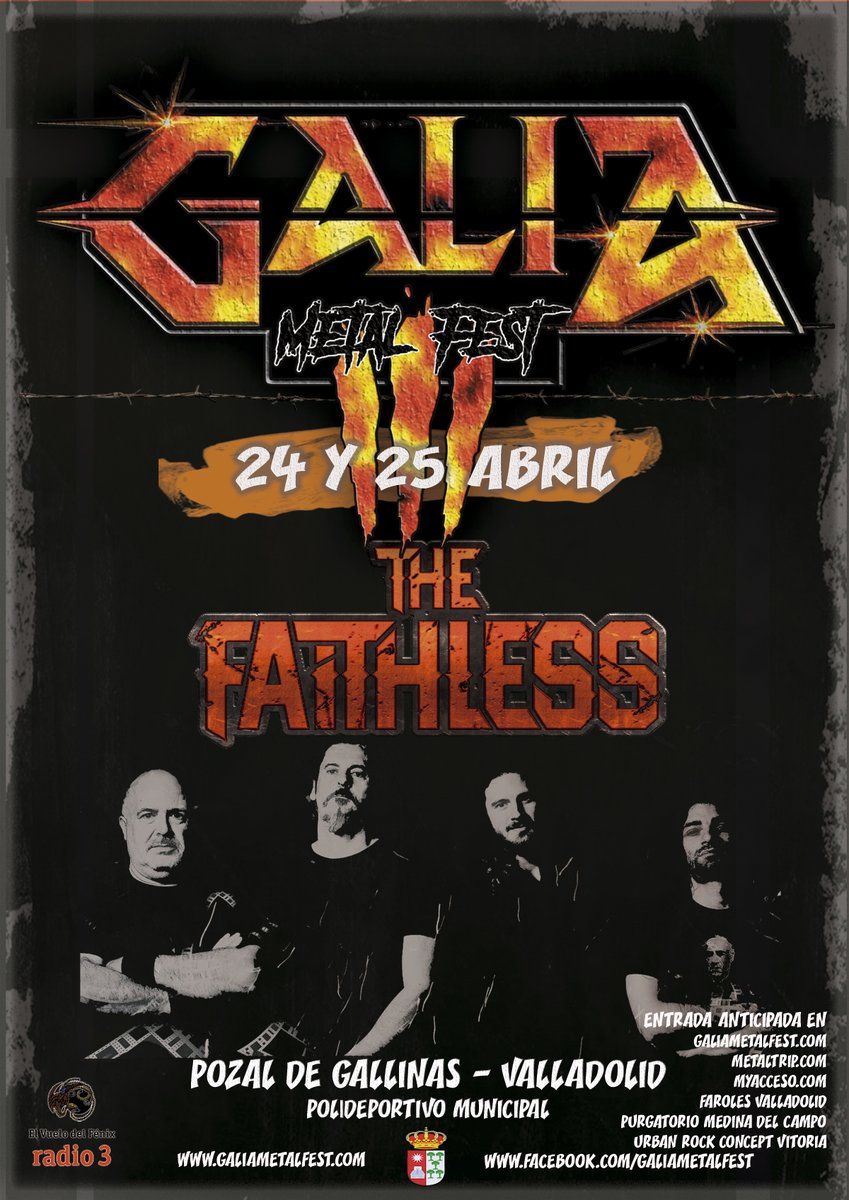 Más #heavyrock para el #GaliaMetalFest 2020, con la incorporación al cartel de los vitorianos <a href="/TheFaithless/">Orange</a>. Más leña para el festival. #gmf20 #pozaldegallinas