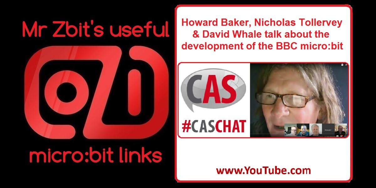 ZbitConnect's tweet photo. Ever wondered how and why the @BBC developed the #microbit ? Then listen to this facinating #CASchat Live with Howard Baker @ntoll &amp; @whaleygeek - See "Mr Zbit's useful #microbit links" https://t.co/MzejPwQYOV @microbit_edu @BBCMIDigital @BBCLearning @aitchbaker @mrsclaessens https://t.co/JFHyEbPTVa