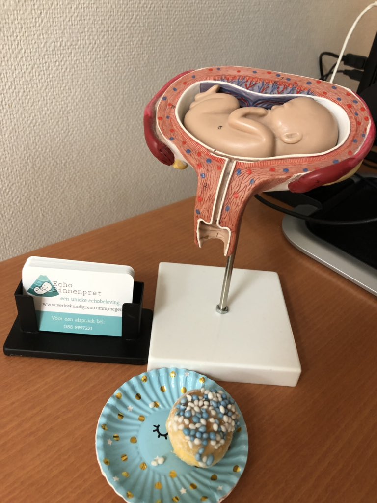 Soms mogen we al meegenieten van iets lekkers in blauw of roze.  echobinnenpret.nl