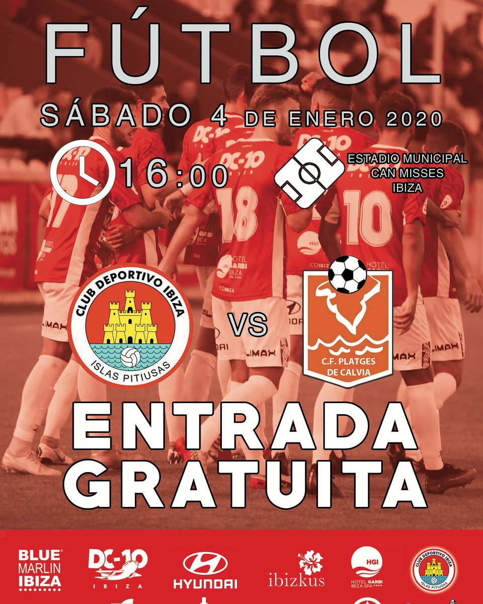sdibizaip's tweet photo. 🔴 | ¡RECUERDA!

¡Este sábado podrás disfrutar GRATIS del #CDIbizaPlatgesDeCalviá en Can Misses!

¡No faltes! 😀

#CreatingIbizaHistory https://t.co/dwHrlvOKTJ