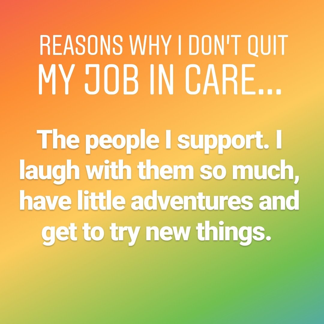 SWorkerlife's tweet image. Positivity #supportworker #supportworkerlife #socialcare #careerincare #care #healthandsocialcare #healthcare #socialcare #lovewhatyoudodowhatyoulove #thirdsector #learningdisabilities #abilitynotdisability #disabilityawareness #myjob #whatido #work #learning #jobs