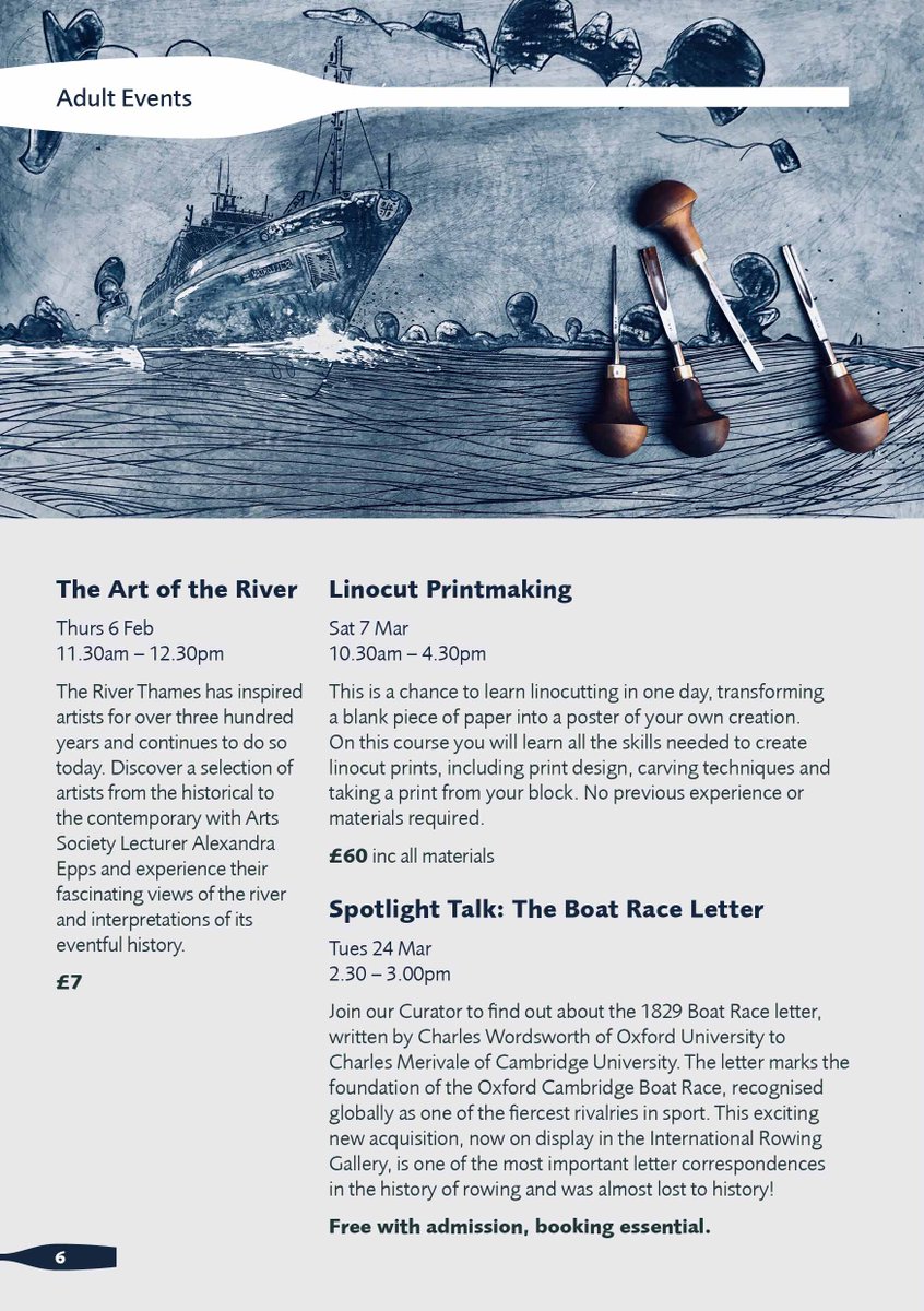 river_rowing's tweet image. Looking to try something new in 2020? #adultclasses #art #historyhttps://www.rrm.co.uk/whats-on/month/