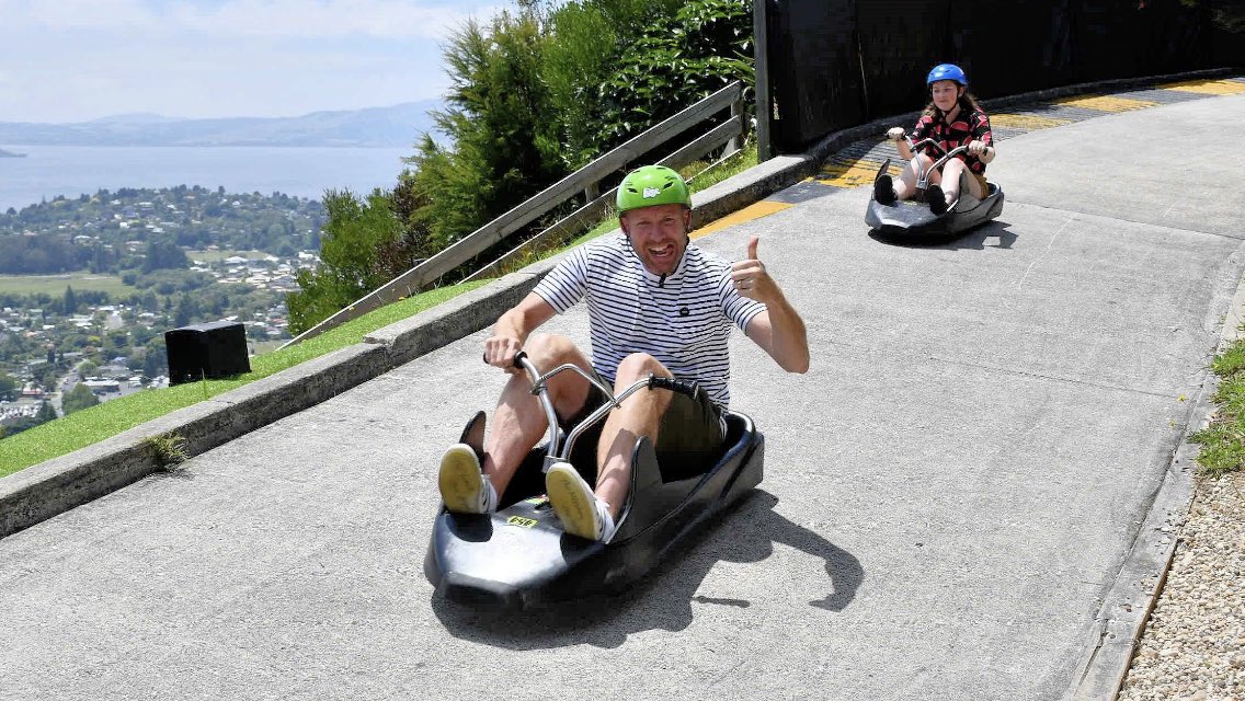 Stick09nz's tweet photo. Luge fun in #Rotorua today. #skyline https://t.co/6D8HAgK4W8