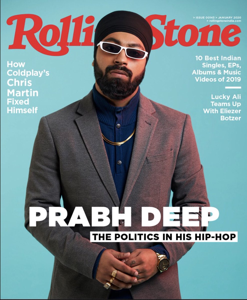 azadirecords's tweet image. Great start to 2020!
@prabhdeepmusic on the January cover of @RollingStoneIN magazine 🔺⚡️

#PrabhDeep #KING #AzadiRecords