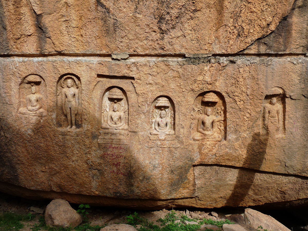 One of the earliest Jain caves found in Madurai, the Keelavalavu jain cave, with its beautiful sculptures and paintings, is a trove of wonders. Another striking feature is the presence of upside-down Tamil Brahmi letters which can be deciphered using a mirror. #reclaimtemples