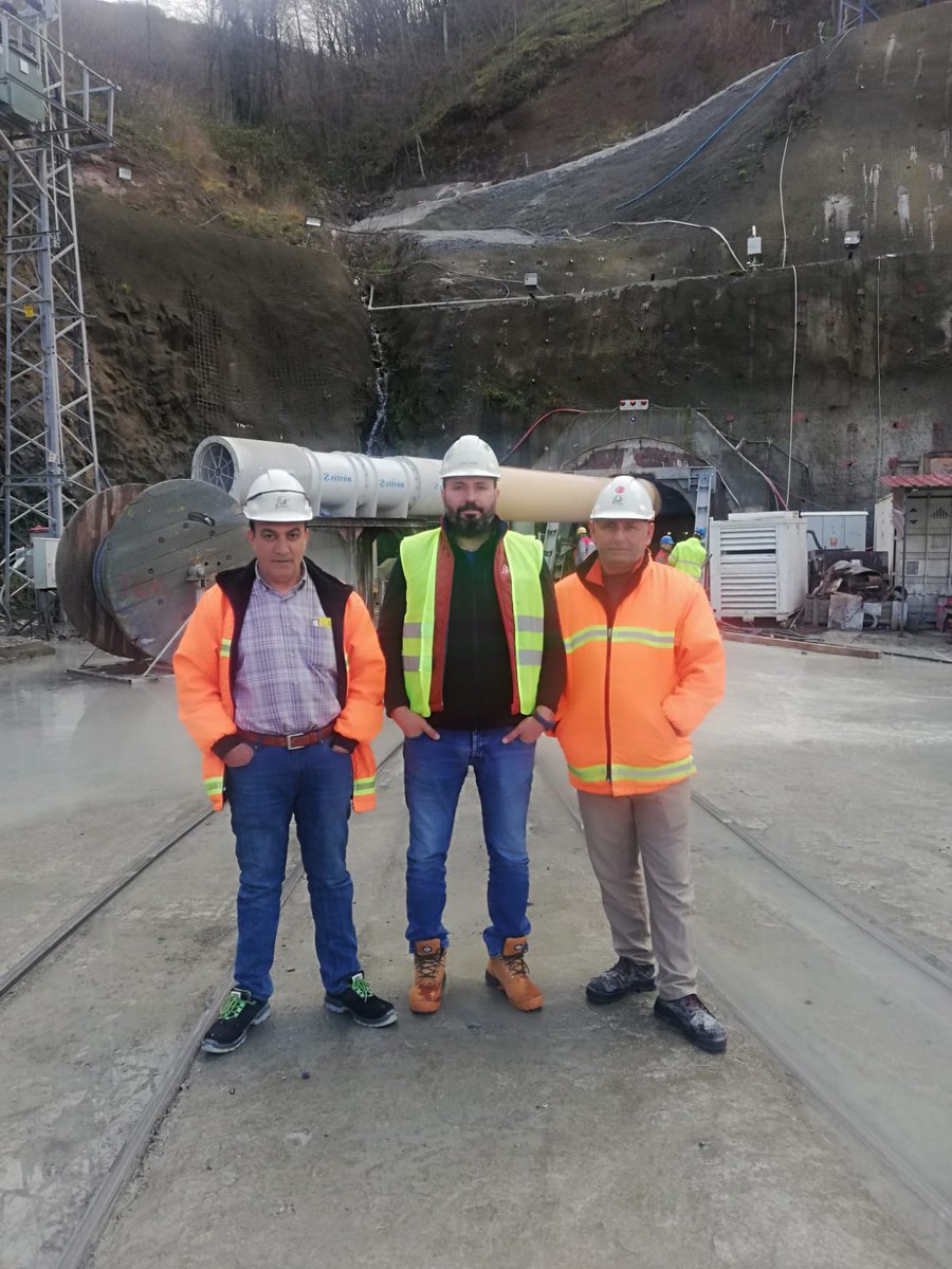 Kovanlık HES projesinden ihtiyar heyetiyle beraberiz