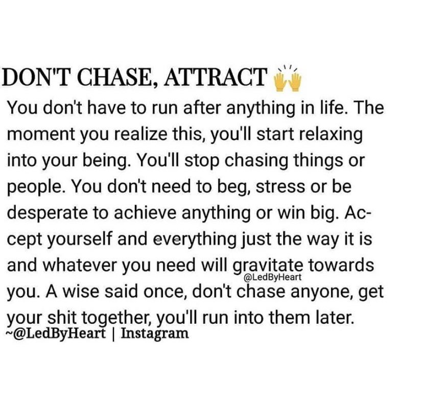 danielatrevg's tweet photo. don’t chase anyone, get your shit together, you’ll run into them later .. https://t.co/imCOmSvi4y