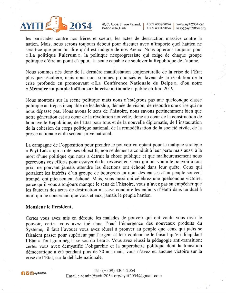 ayiti2054's tweet photo. Aujourd'hui, Jour des Aïeux, 2 Janvier 2020. A partir de cette date historique, AYITI2054 instaure une nouvelle dynamique républicaine dans l'action politique nationale... #AnAvan #AYITI2054 https://t.co/h5lVDnh50n