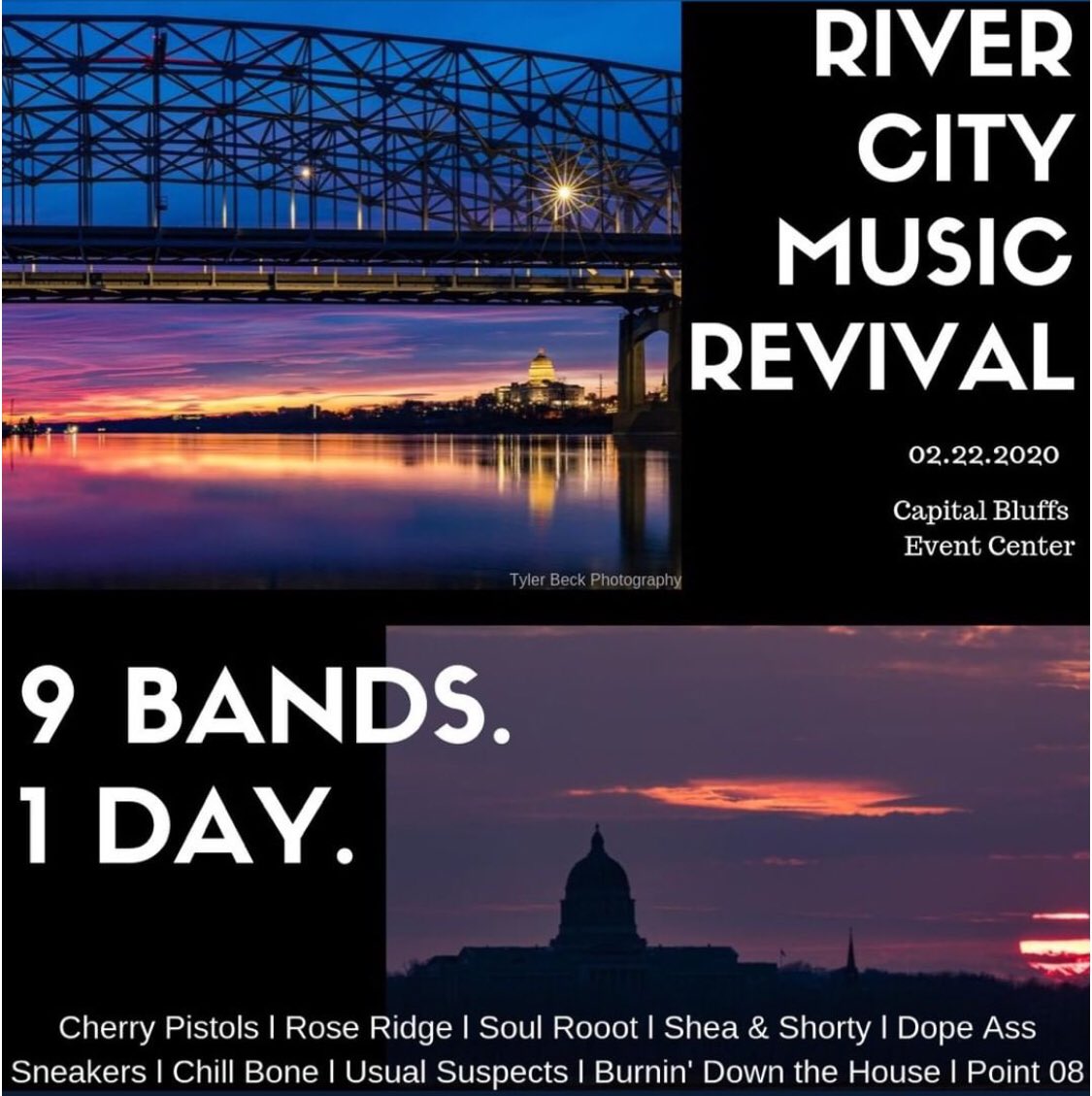 roseridgejcmo's tweet photo. Feb 22nd #rivercitymusicrevival #livemusic https://t.co/Syowv3bd03