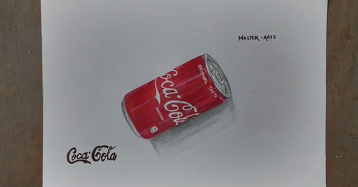 Drawing Coca- Cola Can / Last year drawing 
#cocacola #drawing #instagood #instagram #painting #artistic #artist #hot #love #bollywood #hollywood #wwe #art #talent  #boy #colours #s #j #singer #FridayThoughts #TwitterMomentOfTheDecade  #Twitter #Artist #Drawing