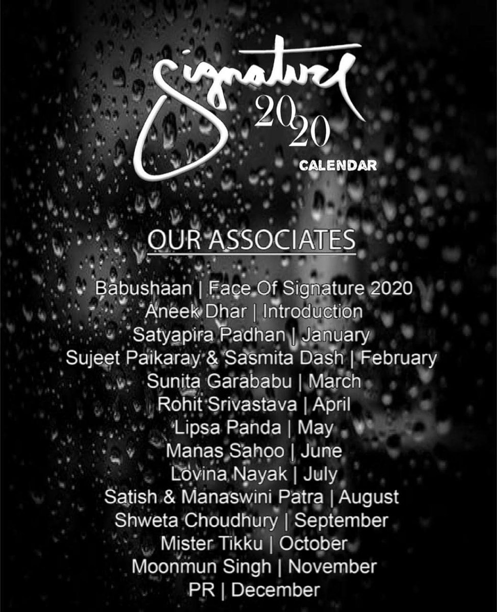 iampr71's tweet photo. It's really my honor to be associated with Signature 24 and share the platform with
#OllywoodSuperstar
Sabki jaan
#Babusan Bhaijaan
#MonthDec #PR
#YourCalendar #Signature2020
Stay Tuned !
Date: 5th January, 2020
Venue: Esplande One Mall, Bhubaneshwar
Time: 5:30PM https://t.co/ognqNfiUFg