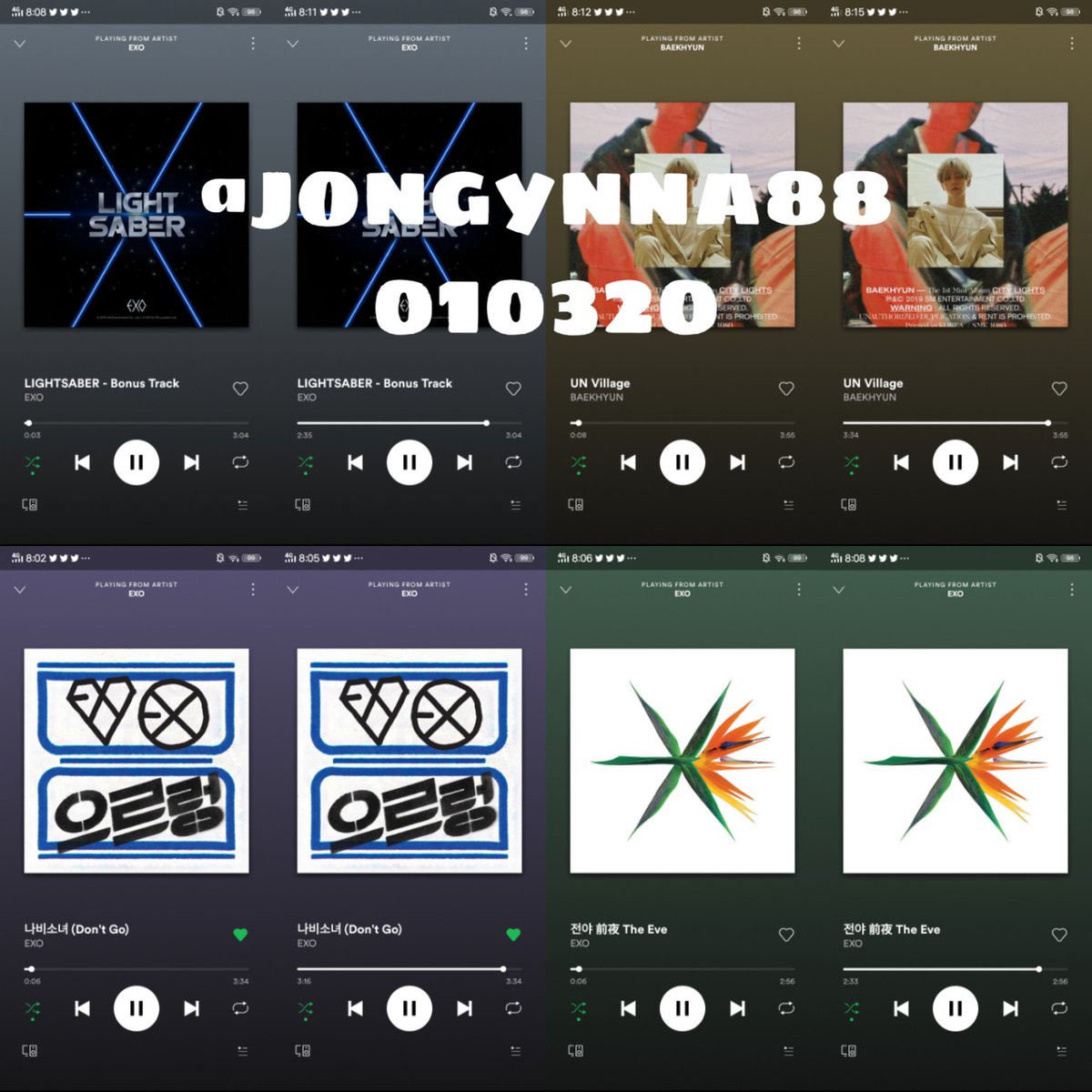 jongynna88's tweet photo. SPOTIFY STREAMING
#EXO #OBSESSION #EXODEUX #ObsessedWithEXO #KeepTheObsession #μμ #VoteTHPEXO @weareoneEXO @exoonearewe @B_hundred_Hyun @layzhang https://t.co/MNLD72jZzD