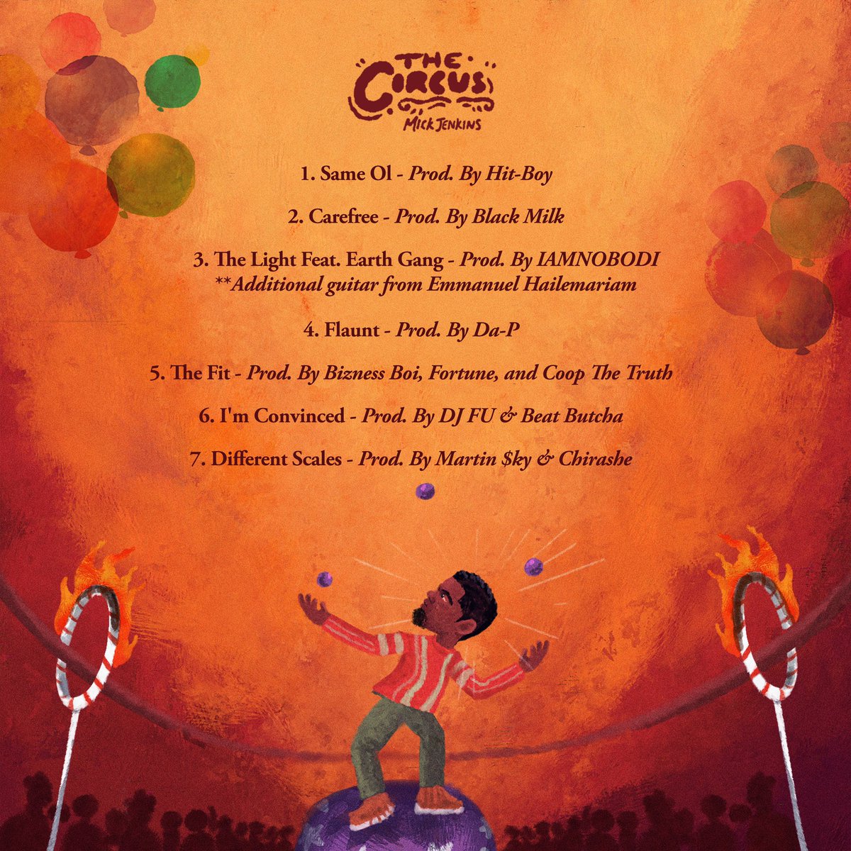 mickjenkins's tweet photo. The Circus, available everywhere digitally Jan 10. “Carefree” available now. https://t.co/kDuuc7HmUK https://t.co/DPAz8Ine95