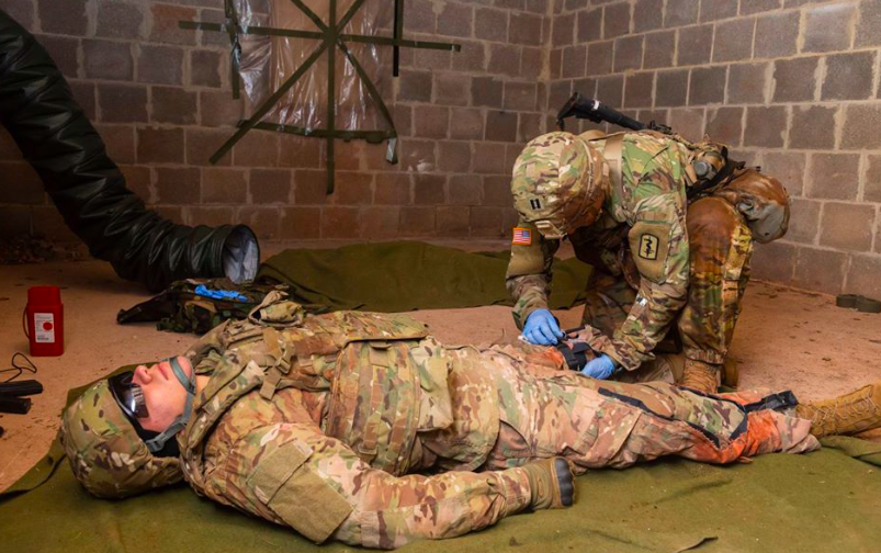 USArmyEURAF's tweet photo. Medics from across the 30th Medical Brigade, @21stTSC earned the Expert Field Medical Badge in Kaiserslautern, 🇩🇪 Germany. The EFMB is the U.S. Army's most prestigious medical peacetime badge with a historical pass rate of 17-18 percent. 👏 👏 👏 #StrongEurope https://t.co/tbCaW5c1dp