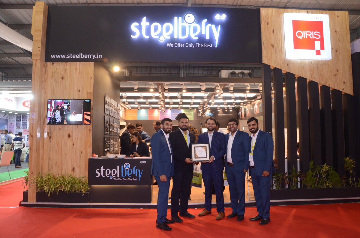 HBLFShow's tweet photo. A quick dekko of Steelberry Enterprise that rocked at @HBLFShow 2019!
#Steelberry #HardwareAccessories #KitchenAccessories #Qiris #ModularKitchen #HBLFShow #Gandhinagar https://t.co/fMUlkrXTUp