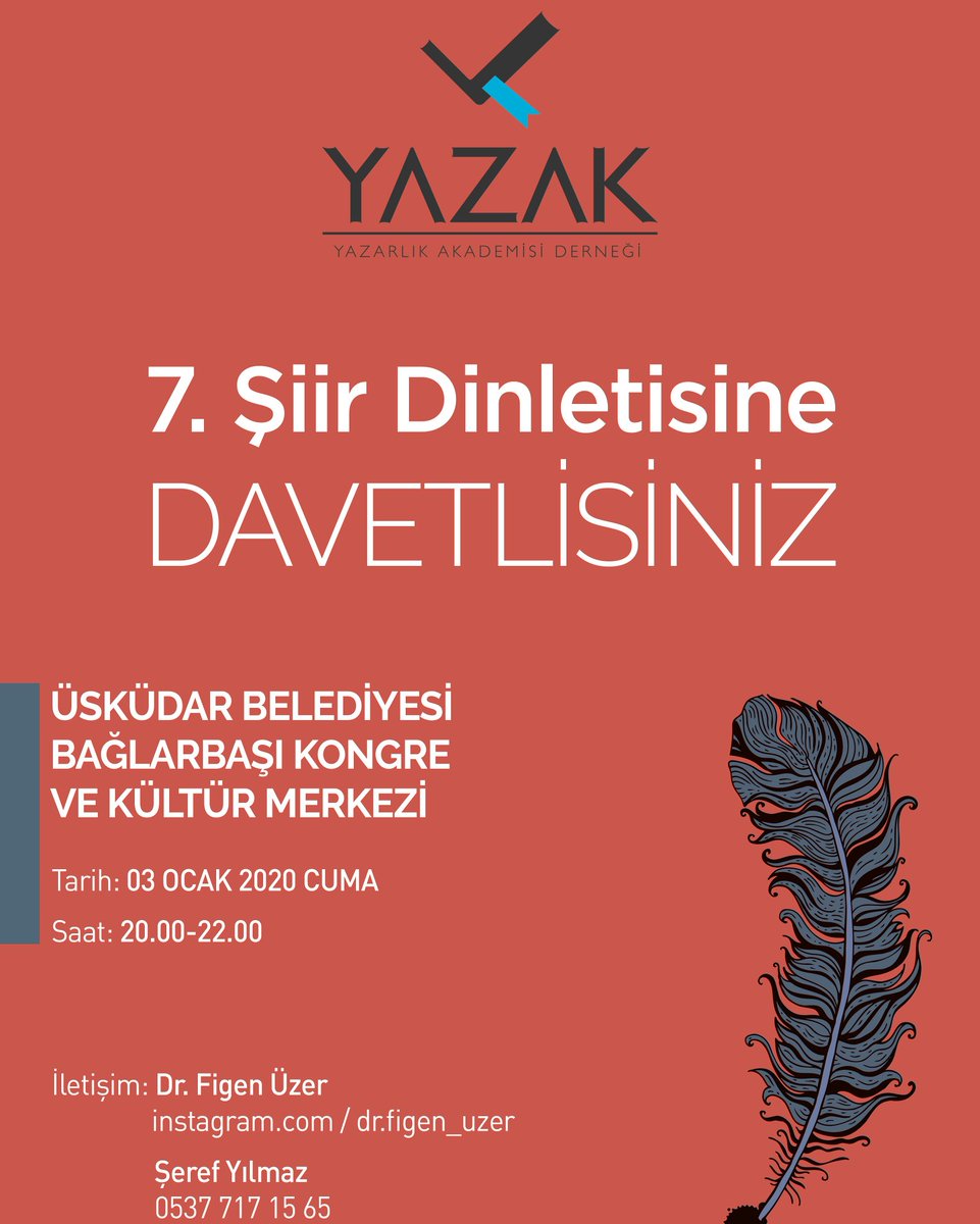 Onur konuğu bestekâr AMİR ATEŞ, bestelerini icra edecek. Program herkese açıktır.