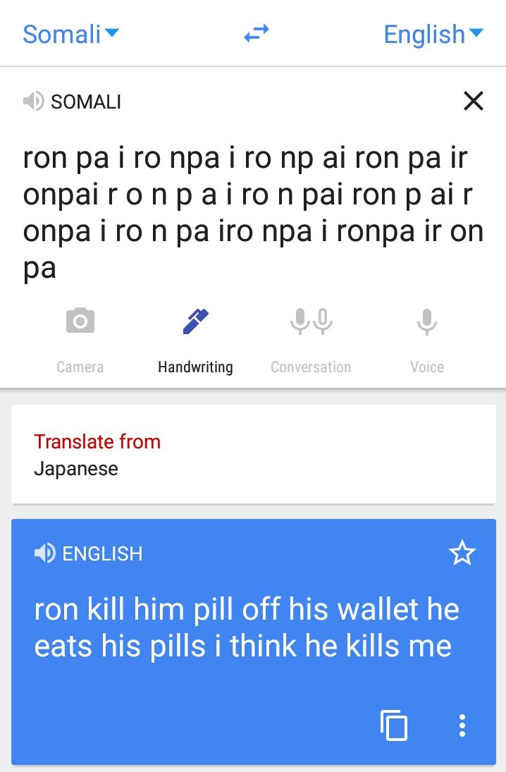 OH NO!!! #GTShenanigans #GoogleTranslate