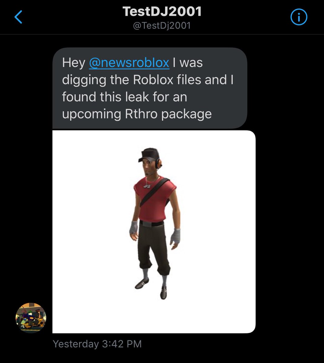 News Roblox On Twitter Leak A User Has Sent Us A Leak Showcasing A New Rthro Package Design It Is Possible We Could Be Seeing New Technologie Called R45 Soon Replacing R6 - roblox news at realrobloxnews twitter