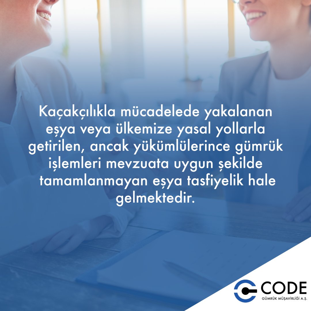 Kaçakçılıkla mücadelede yakalanan eşya veya ülkemize yasal yollarla getirilen, ancak yükümlülerince gümrük işlemleri mevzuata uygun şekilde tamamlanmayan eşya tasfiyelik hale gelmektedir.

#tasfiye #gumrukislemleri #gumruk #gumrukmusavirligi #ithalat #ihracat