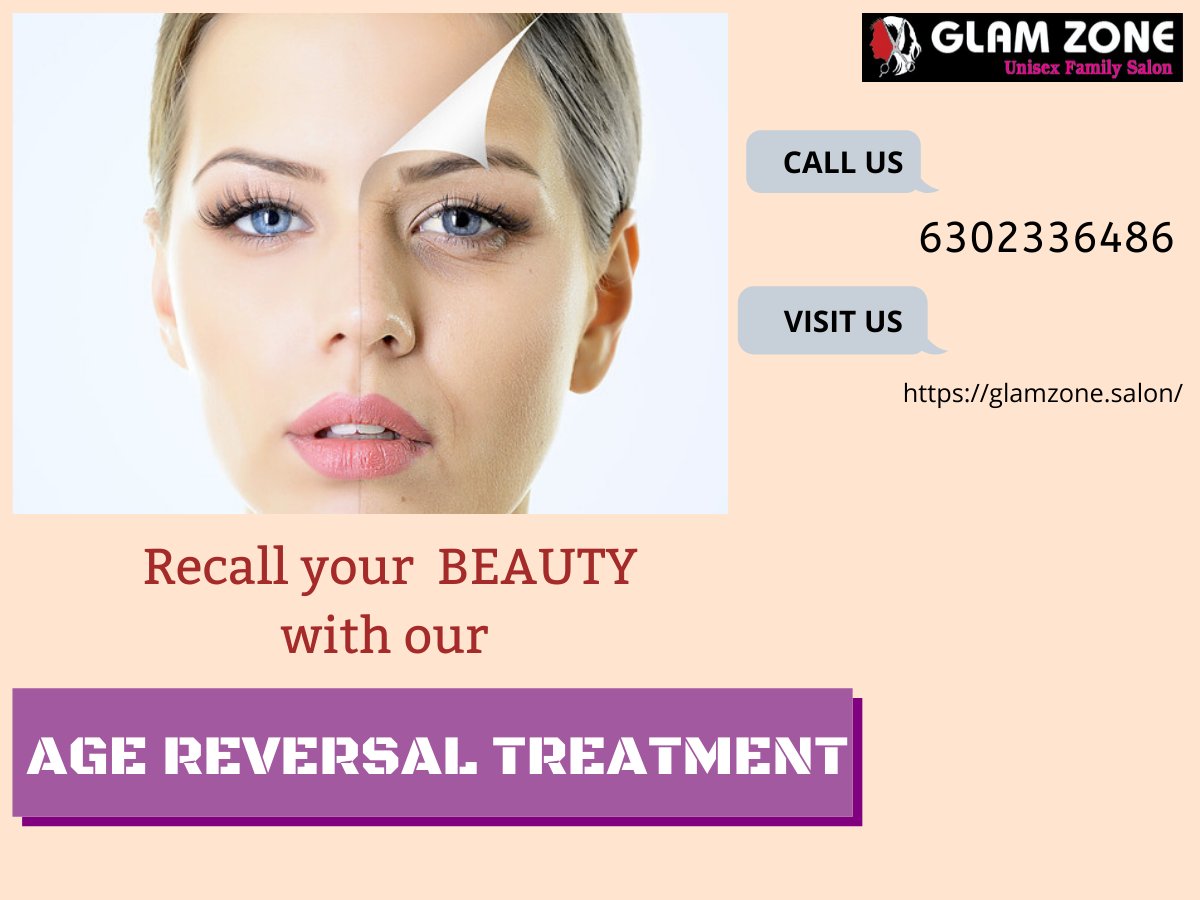 glamzone1's tweet photo. Age is just a number…
You can transform your beauty with our Age Reversal Treatment.
Our treatment will help to prevent your skin by getting old.
For more : https://t.co/YEV5NeKKOI
Contact No: 6302336486
#agereversal #facialtreatments #haircare #bodycare  #beautyparlourservices https://t.co/EEolhGfdLy