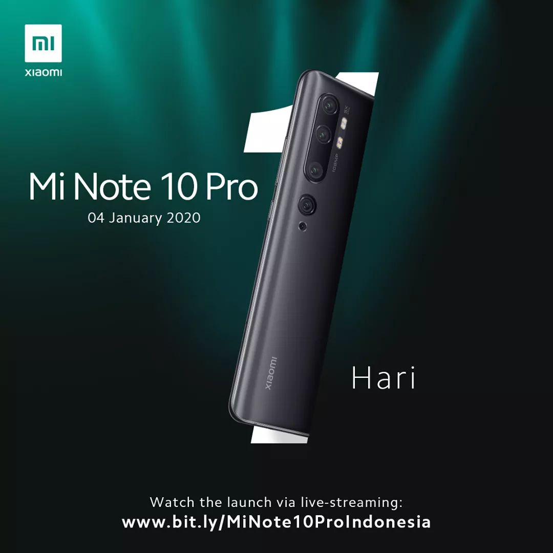 XiaomiIndonesia's tweet image. Satu hari lagi, kamu akan bisa melihat dunia yang baru di konser Billboard x Xiaomi Mi Note 10 Pro New World. 

📆 4 Januari 2020 
⏰ Pukul 18:00 WIB 

Live-streaming di sini: 
📽️ bit.ly/MiNote10ProInd… 

#108MPNewWorld #MiNote10Pro