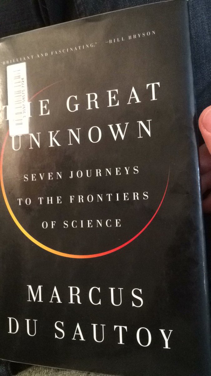 Math_BobBeaudry's tweet image. A terrific read! Esp for HS Math/Science teachers/students. Du Sautoy uses funny stories, basic math, and clever analogies to explain the current limits of science in chaos theory, quantum physics, theology, and other topics. 5 out of 5, I will read more by this author.