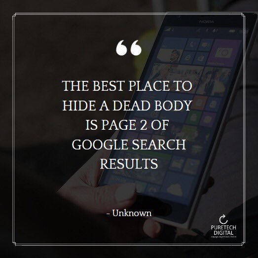 PuretechDigital's tweet photo. Now you know why getting the SEO drug right is essential.
#QuoteOfTheDay #SEO #AdWords #PureTalks #Motivation https://t.co/Y2lkgLBYor