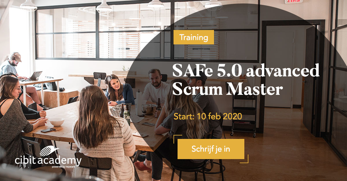 In deze 2 dagen krijg je een verdieping op je Scrum Master rol die ingaat op de context van het Scaled Agile Framework: bit.ly/34HbYDS #SAFe5.0 #cibitacademy #inspearit