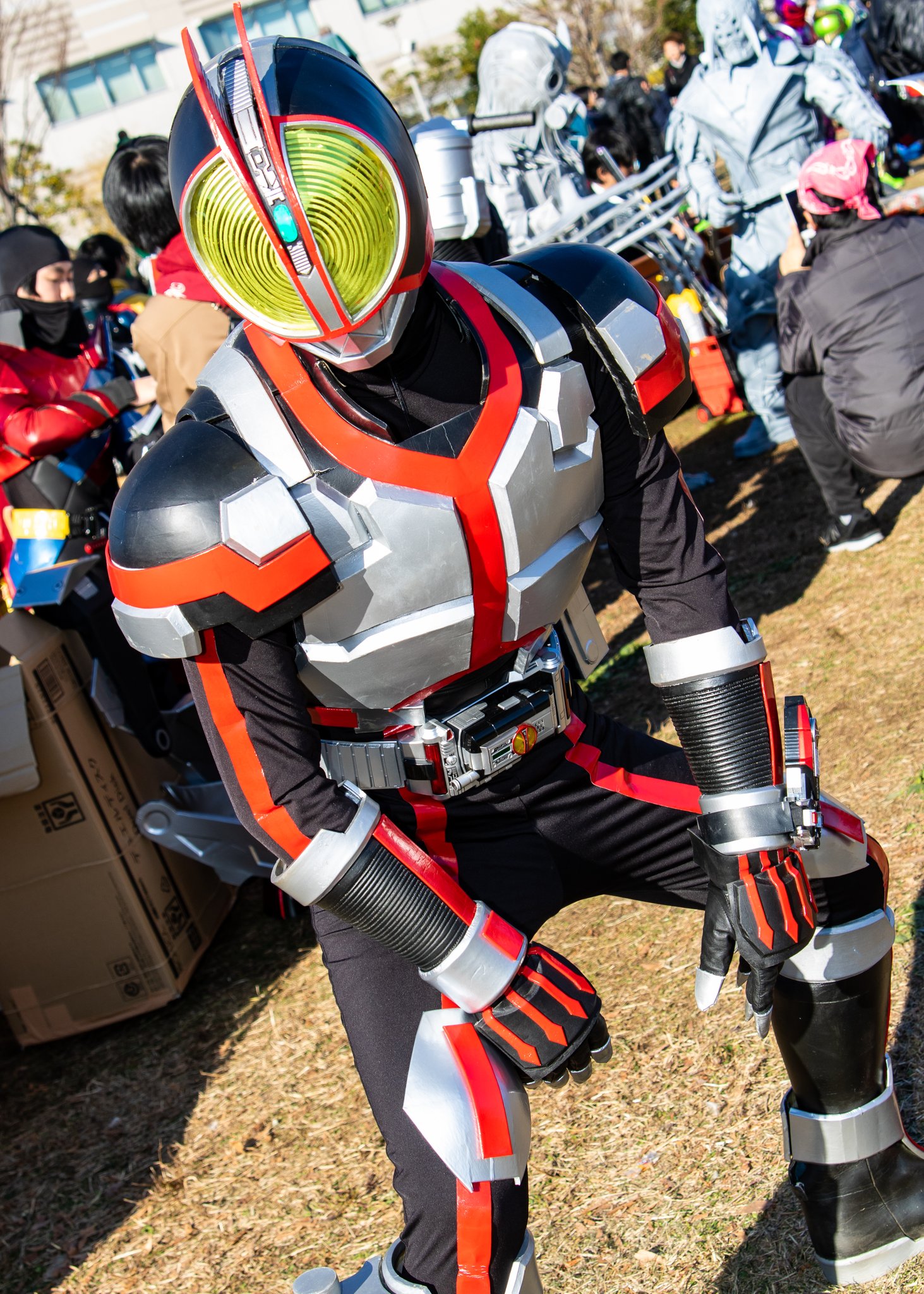 新素材新作 【コスプレ】仮面ライダー５５５コスプレセット【破損アリ