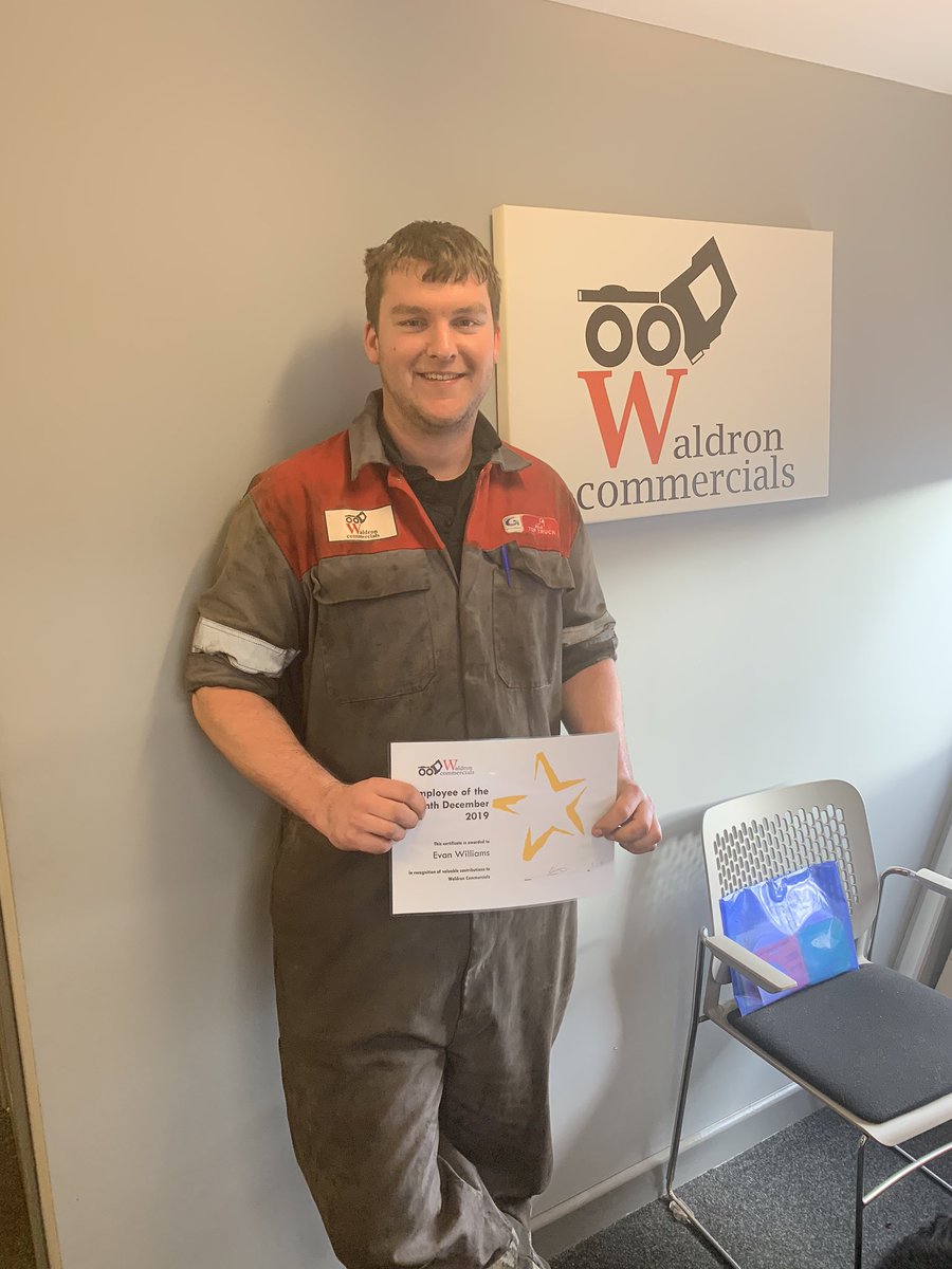 Waldron_com's tweet photo. Congratulations to our December employee of the month Evan Williams #employeeofthemonth https://t.co/fS4dtK5TC6